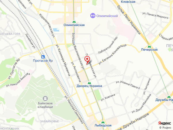 возле района Выдубичи